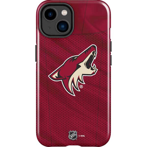 NHL Arizona Coyotes Home Jersey iPhone 14 Plus Impact Case