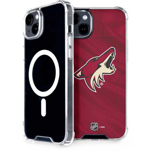 NHL Arizona Coyotes Home Jersey iPhone 15 MagSafe Case