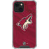 NHL Arizona Coyotes Home Jersey iPhone 14 Plus Clear Case