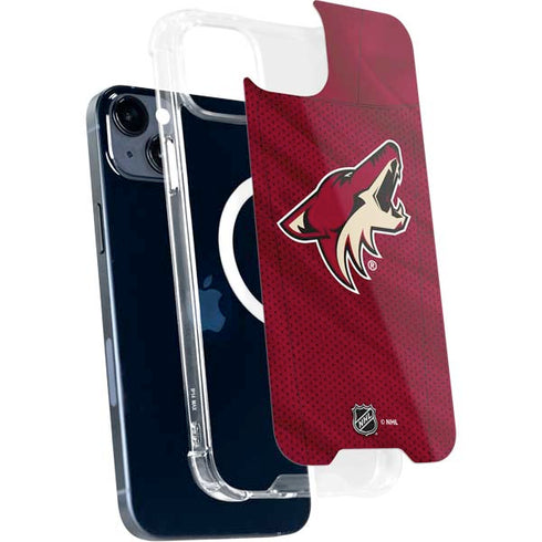 NHL Arizona Coyotes Home Jersey iPhone 15 Plus MagSafe Case