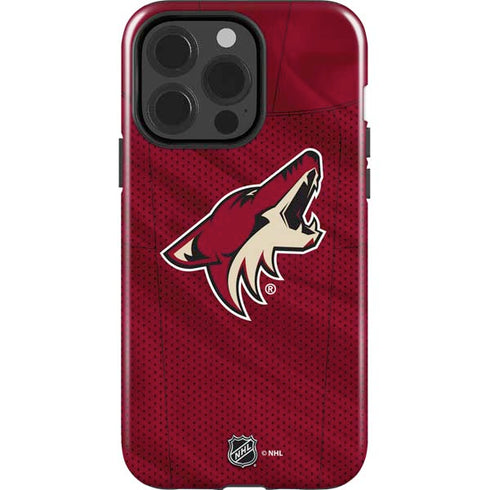 NHL Arizona Coyotes Home Jersey iPhone 15 Pro Impact Case