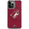NHL Arizona Coyotes Home Jersey iPhone 14 Pro Max Clear Case