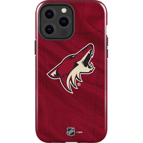 NHL Arizona Coyotes Home Jersey iPhone 15 Pro Max Impact Case