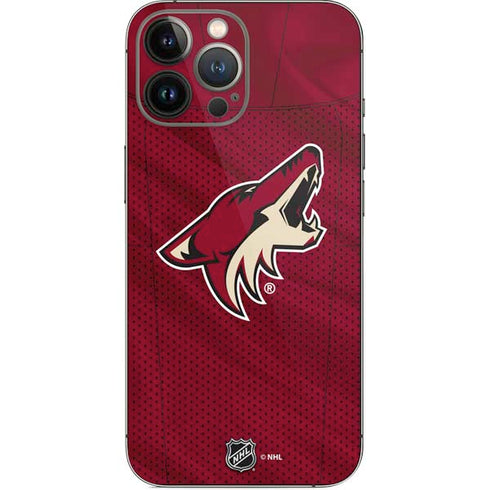 NHL Arizona Coyotes Home Jersey iPhone 14 Pro Max Skin
