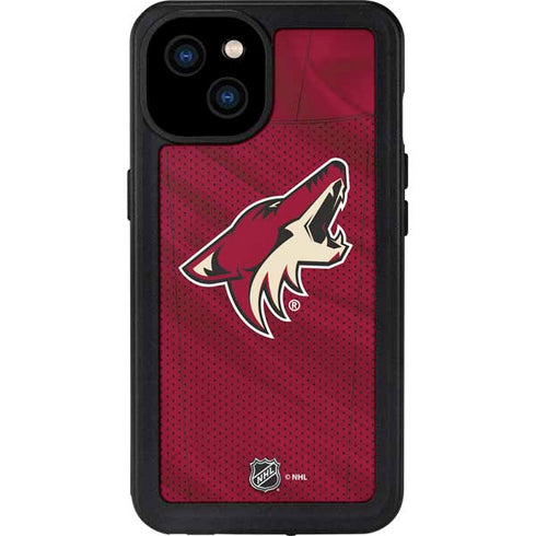 NHL Arizona Coyotes Home Jersey iPhone 15 Plus Waterproof Case