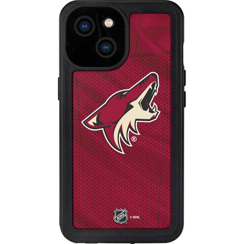 NHL Arizona Coyotes Home Jersey iPhone 15 Waterproof Case