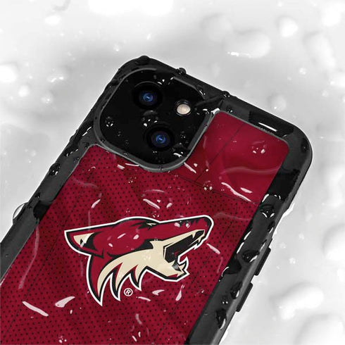 NHL Arizona Coyotes Home Jersey iPhone 15 Waterproof Case