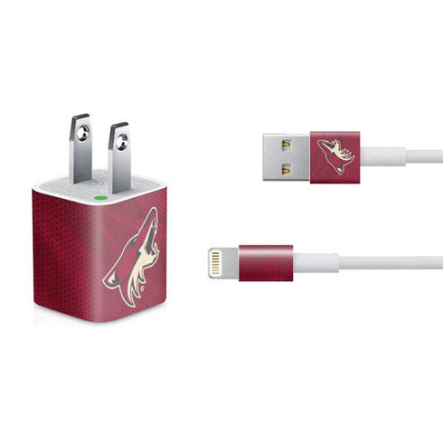 NHL Arizona Coyotes Home Jersey iPhone Charger (5W USB) Skin