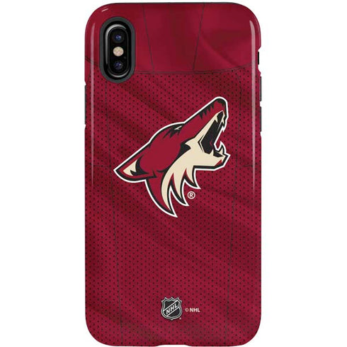 NHL Arizona Coyotes Home Jersey iPhone XS Pro Case