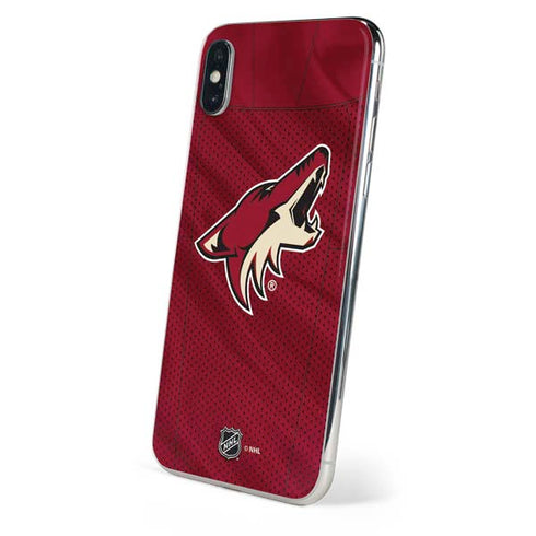 NHL Arizona Coyotes Home Jersey iPhone XS Skin