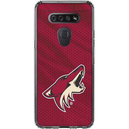 NHL Arizona Coyotes Home Jersey LG K51/Q51 Clear Case
