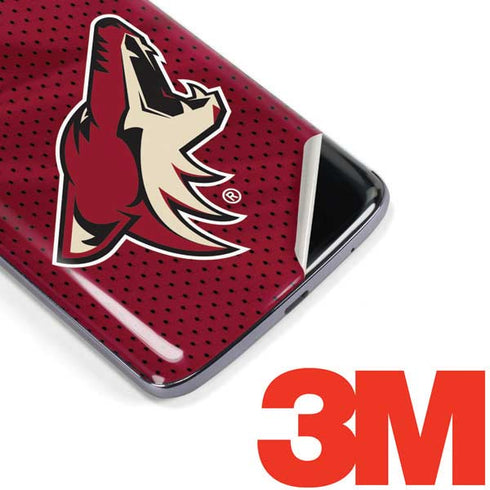 NHL Arizona Coyotes Home Jersey Moto E5 Plus Skin