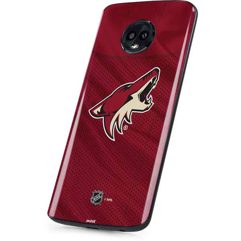 NHL Arizona Coyotes Home Jersey Moto G6 Skin