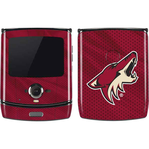 NHL Arizona Coyotes Home Jersey Motorola RAZR Skin
