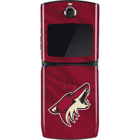 NHL Arizona Coyotes Home Jersey Motorola RAZR Skin