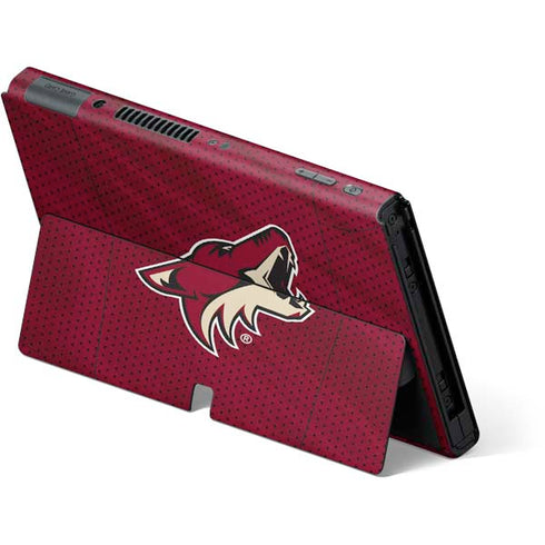 NHL Arizona Coyotes Home Jersey Nintendo Switch OLED (2021) Skin