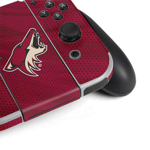 NHL Arizona Coyotes Home Jersey Nintendo Switch OLED (2021) Skin