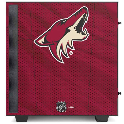 NHL Arizona Coyotes Home Jersey NZXT H510 Compact ATX Mid-Tower Case Skin