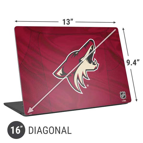 NHL Arizona Coyotes Home Jersey Universal Laptop 16in (13 x 9.4in) Skin