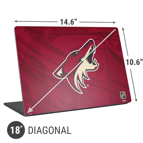 NHL Arizona Coyotes Home Jersey Universal Laptop 18in (14.6 x 10.6in) Skin