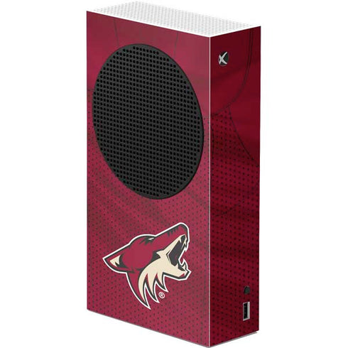 NHL Arizona Coyotes Home Jersey Xbox Series S Console Skin