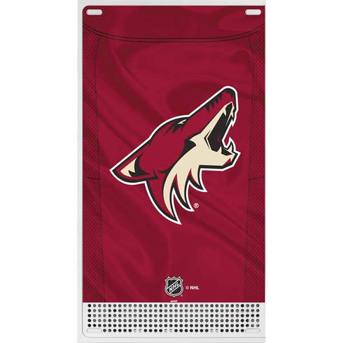 NHL Arizona Coyotes Home Jersey Xbox Series S Console Skin