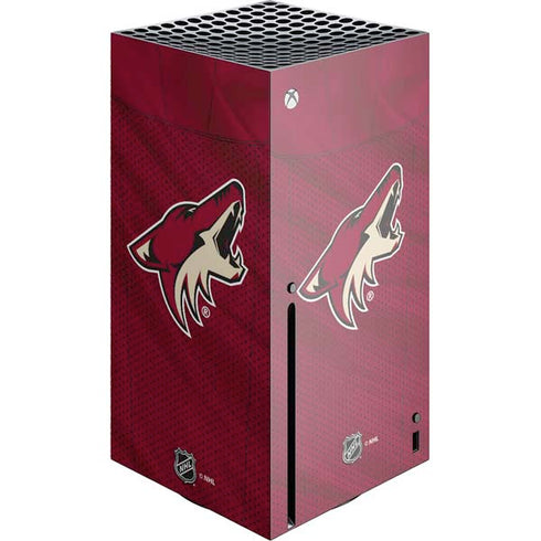 NHL Arizona Coyotes Home Jersey Xbox Series X Console Skin