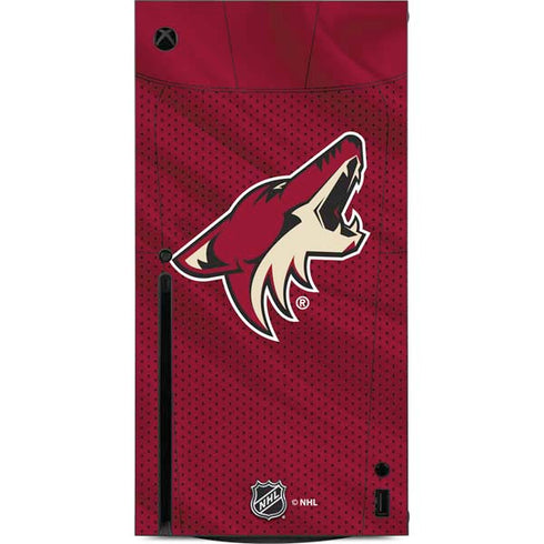 NHL Arizona Coyotes Home Jersey Xbox Series X Console Skin