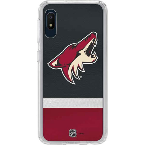 NHL Arizona Coyotes Jersey Galaxy A10e Clear Case
