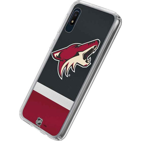 NHL Arizona Coyotes Jersey Galaxy A10e Clear Case