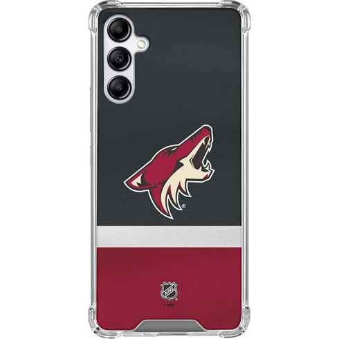 NHL Arizona Coyotes Jersey Galaxy A15 5G Clear Case