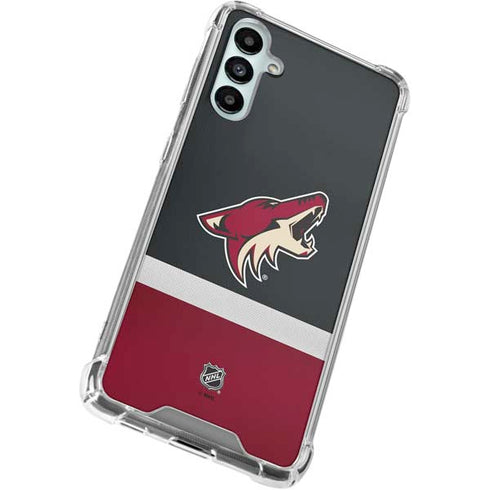 NHL Arizona Coyotes Jersey Galaxy A15 5G Clear Case