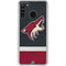 NHL Arizona Coyotes Jersey Galaxy A21 Clear Case