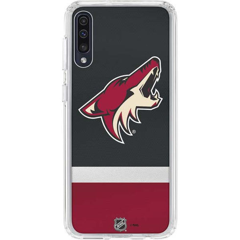 NHL Arizona Coyotes Jersey Galaxy A50 Clear Case