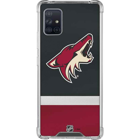 NHL Arizona Coyotes Jersey Galaxy A51 5G Clear Case
