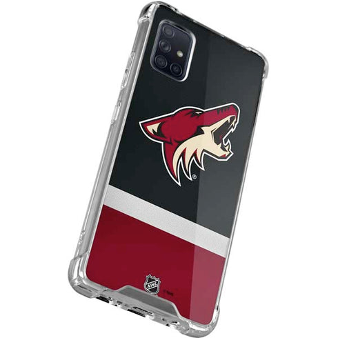 NHL Arizona Coyotes Jersey Galaxy A51 5G Clear Case