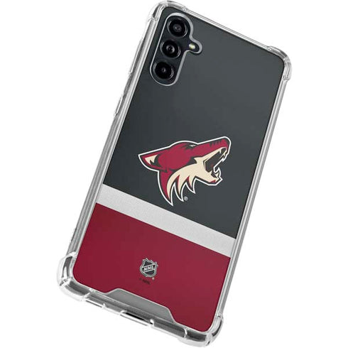 NHL Arizona Coyotes Jersey Galaxy A54 5G Clear Case