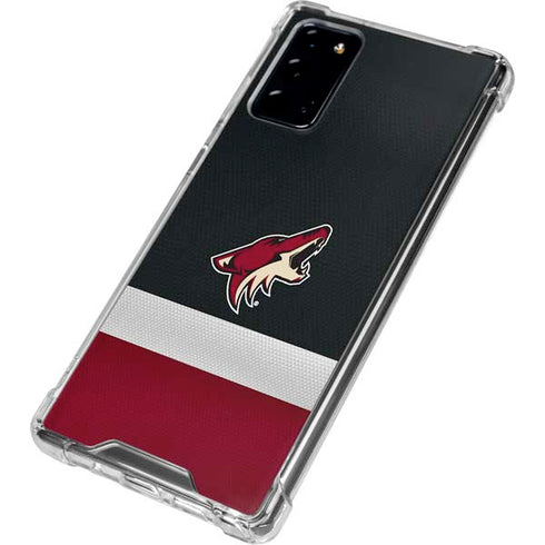 NHL Arizona Coyotes Jersey Galaxy Note20 5G Clear Case