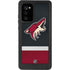 NHL Arizona Coyotes Jersey Galaxy Note20 5G Waterproof Case