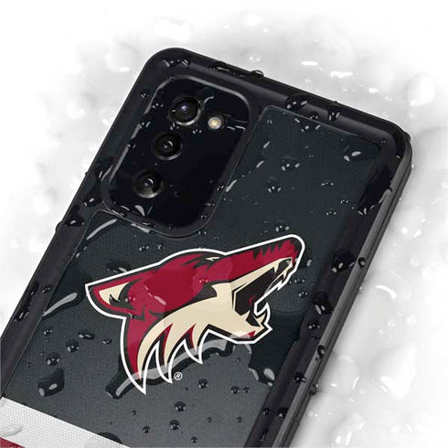 NHL Arizona Coyotes Jersey Galaxy Note20 5G Waterproof Case