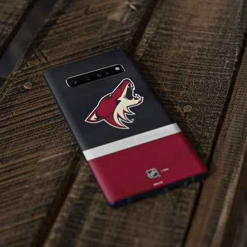 NHL Arizona Coyotes Jersey Galaxy S10 Plus Skin