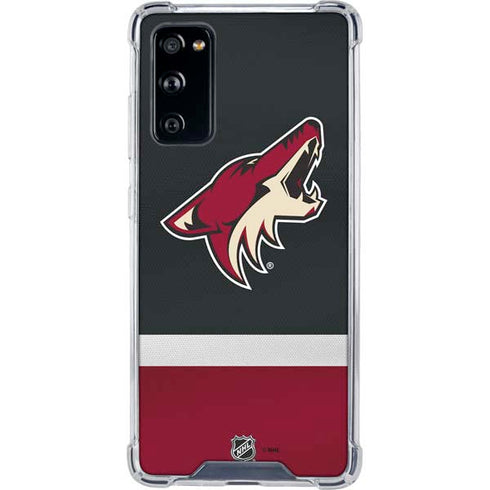 NHL Arizona Coyotes Jersey Galaxy S20 FE Clear Case