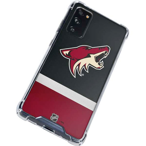 NHL Arizona Coyotes Jersey Galaxy S20 FE Clear Case