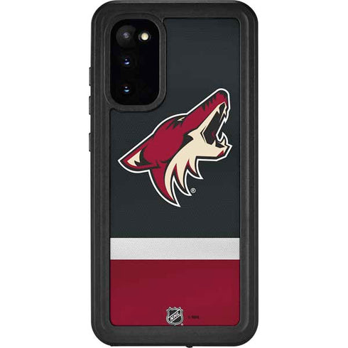 NHL Arizona Coyotes Jersey Galaxy S20 Waterproof Case
