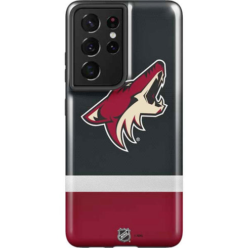 NHL Arizona Coyotes Jersey Galaxy S21 Ultra 5G Pro Case