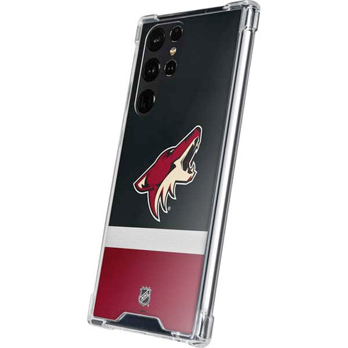 NHL Arizona Coyotes Jersey Galaxy S24 Ultra Clear Case