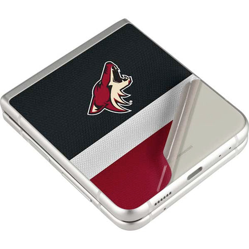 NHL Arizona Coyotes Jersey Galaxy Z Flip3 5G Skin