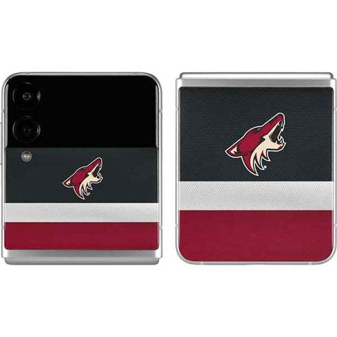 NHL Arizona Coyotes Jersey Galaxy Z Flip4 5G Skin