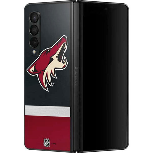 NHL Arizona Coyotes Jersey Galaxy Z Fold3 5G Skin
