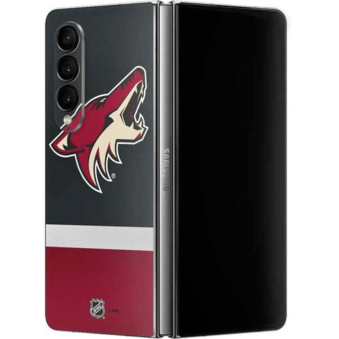 NHL Arizona Coyotes Jersey Galaxy Z Fold4 5G Skin